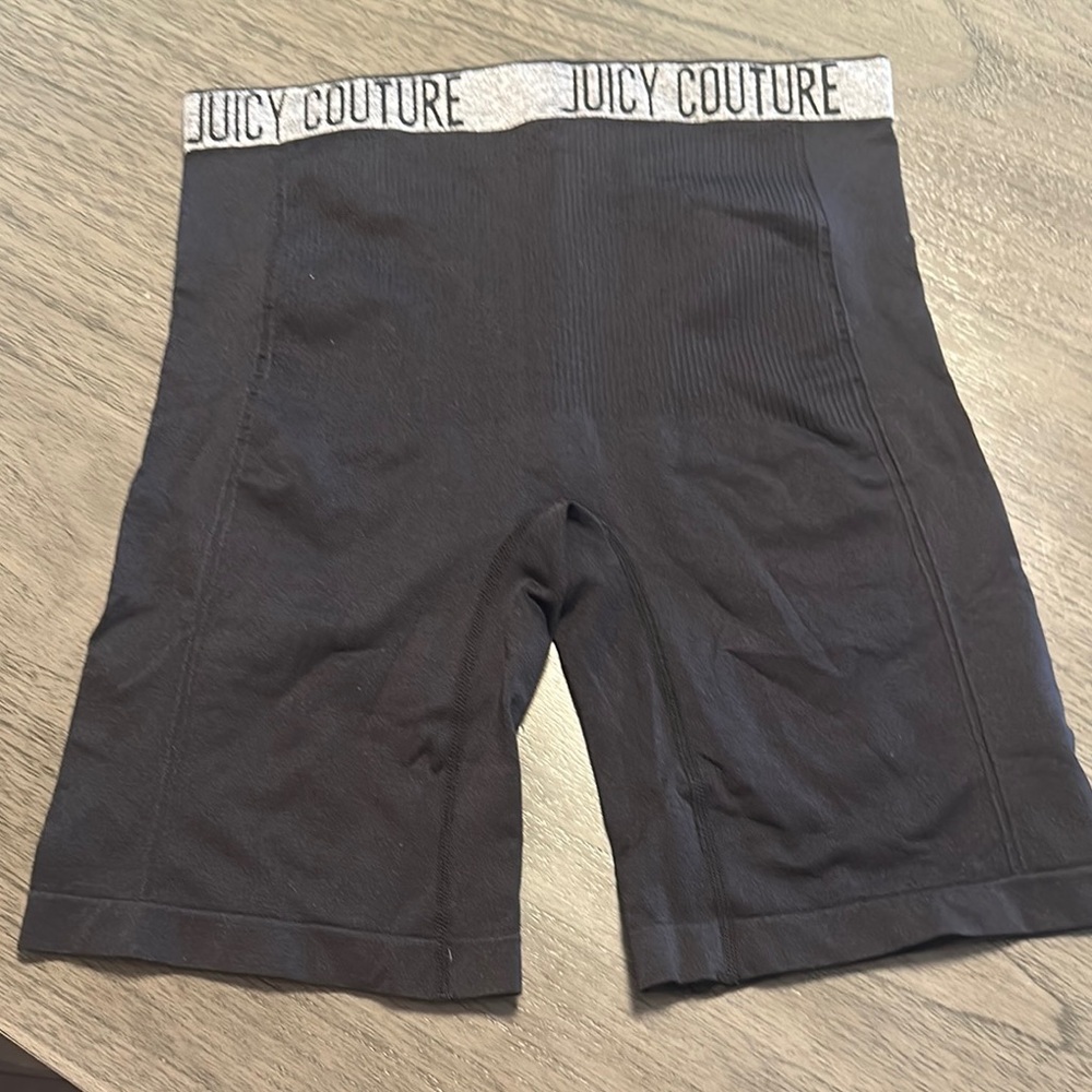 Juicy Couture Charcoal Biker Shorts